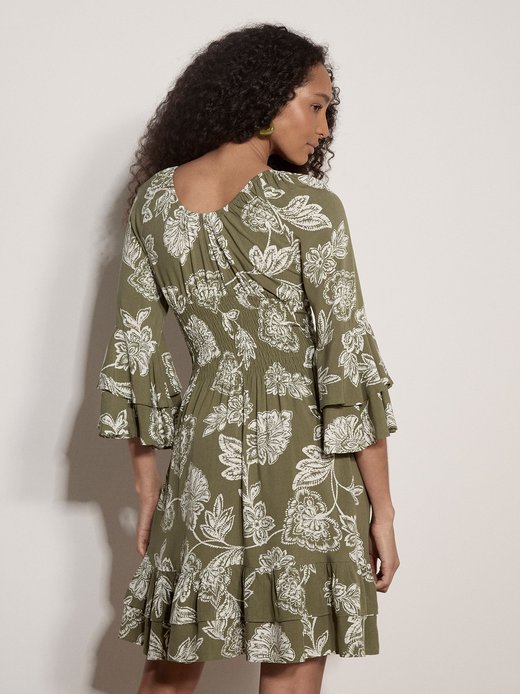 Damen Midikleid