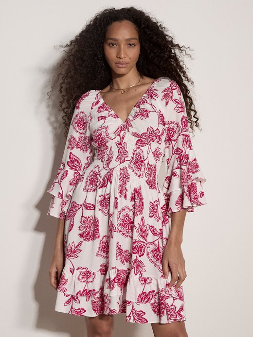 Damen Midikleid