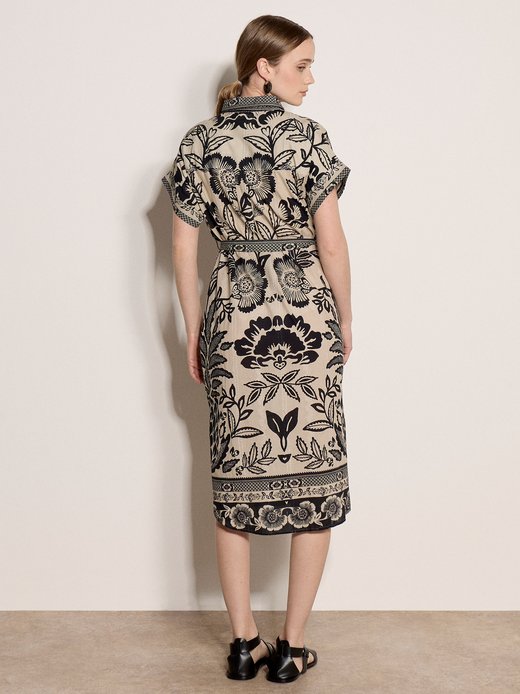 Damen Midikleid