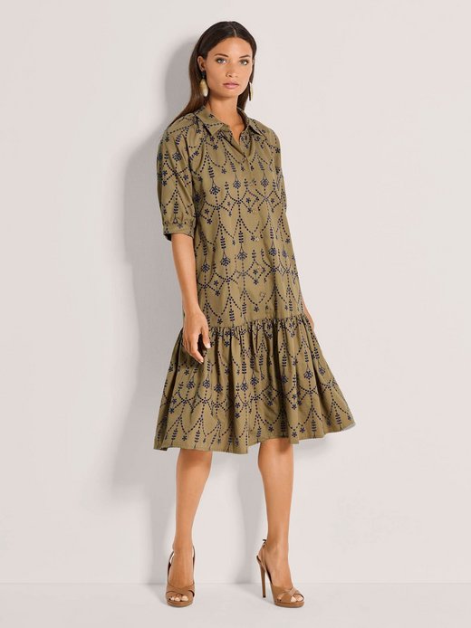 Damen Midikleid