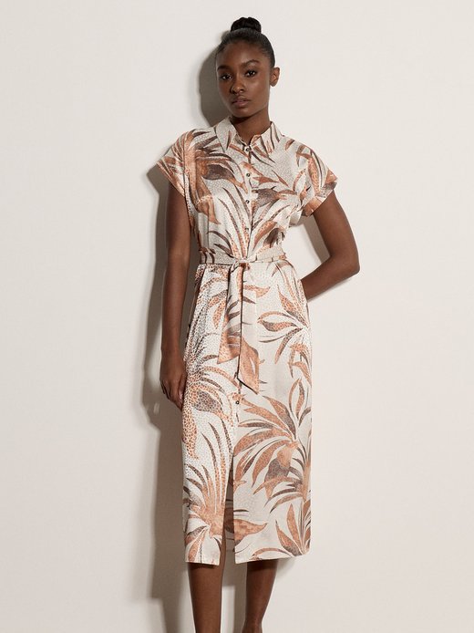 Damen Midikleid
