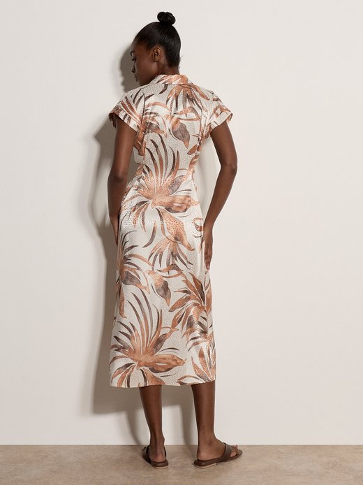 Damen Midikleid