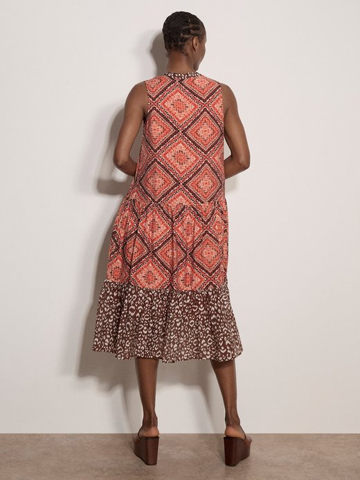 Damen Midikleid