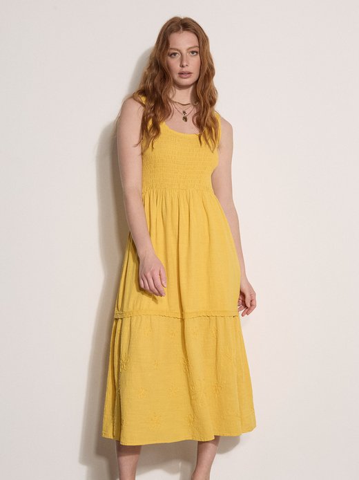 Damen Midikleid