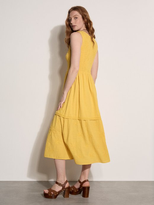 Damen Midikleid