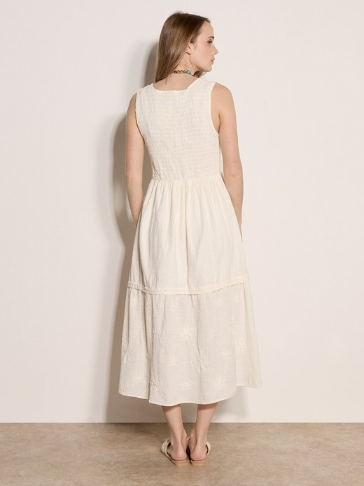 Damen Midikleid