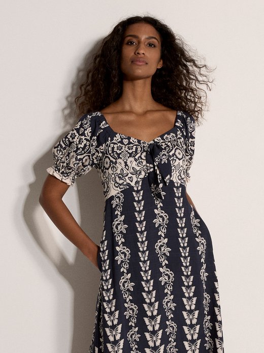 Damen Midikleid