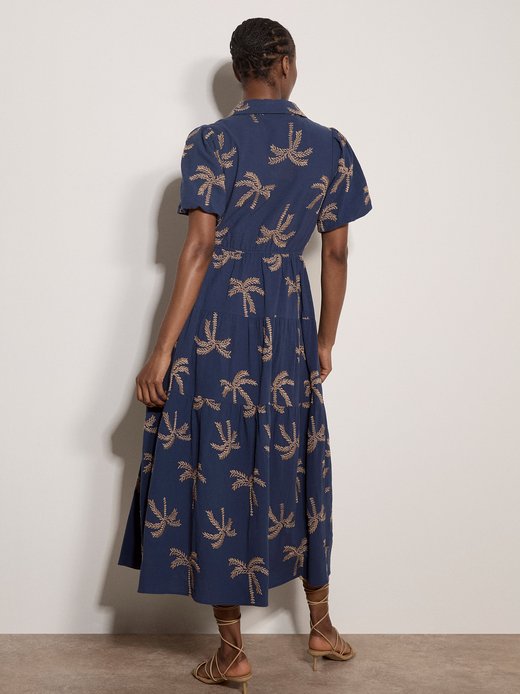 Damen Midikleid