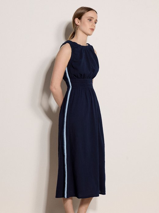 Damen Midikleid