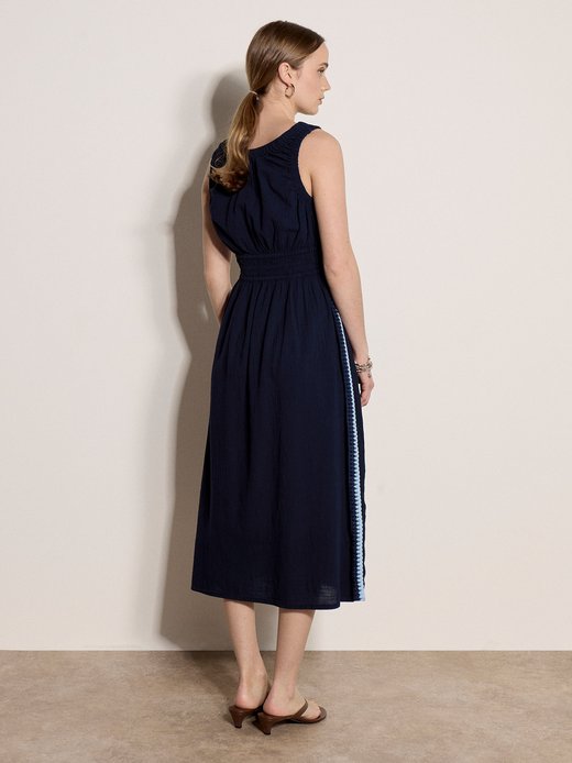 Damen Midikleid