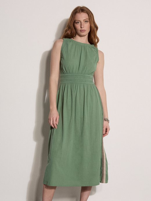 Damen Midikleid