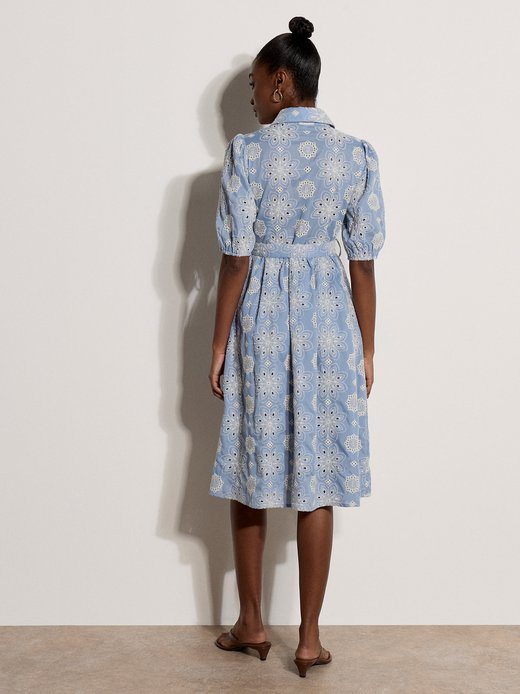 Damen Midikleid