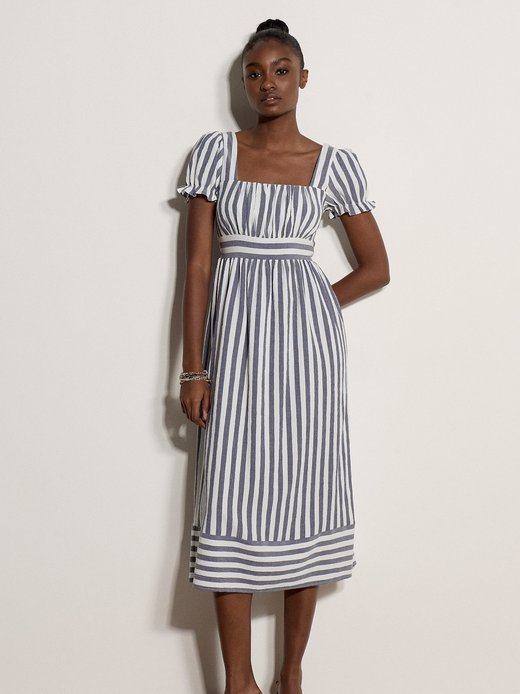 Damen Midikleid