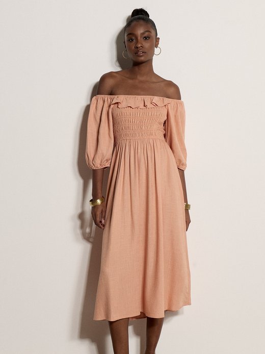 Damen Midikleid