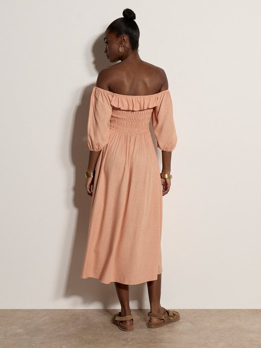 Damen Midikleid