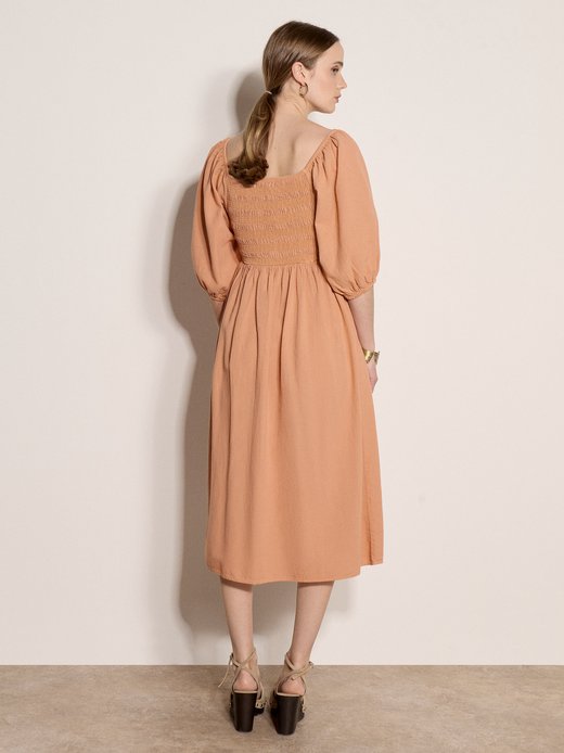 Damen Midikleid