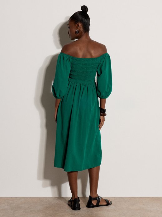 Damen Midikleid