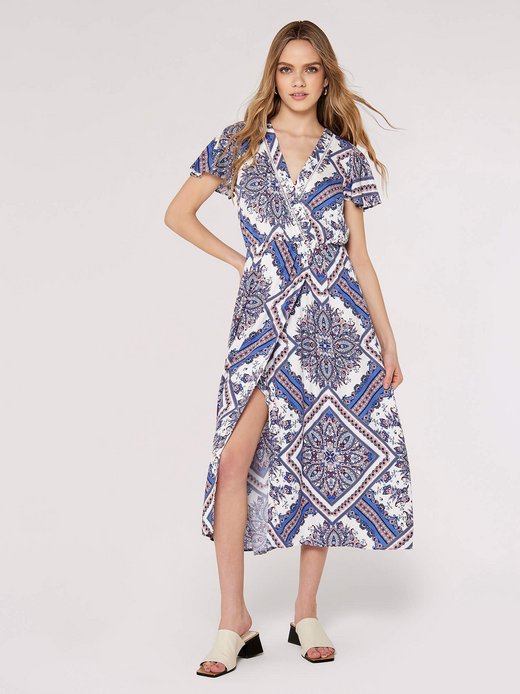 Damen Midikleid