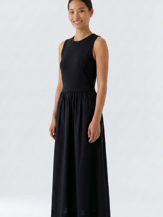 Damen Midikleid