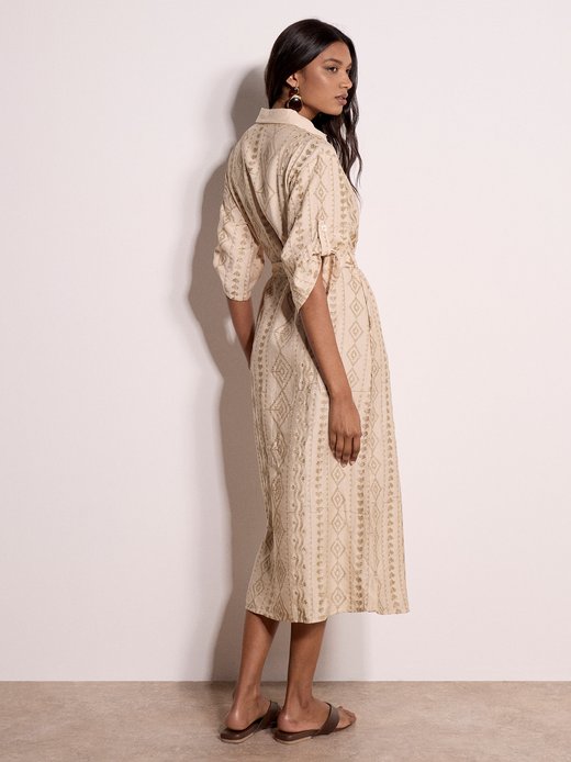Damen Midikleid