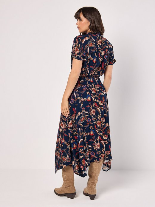 Damen Midikleid