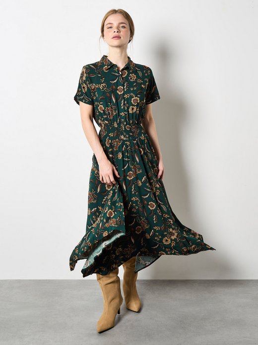 Damen Midikleid