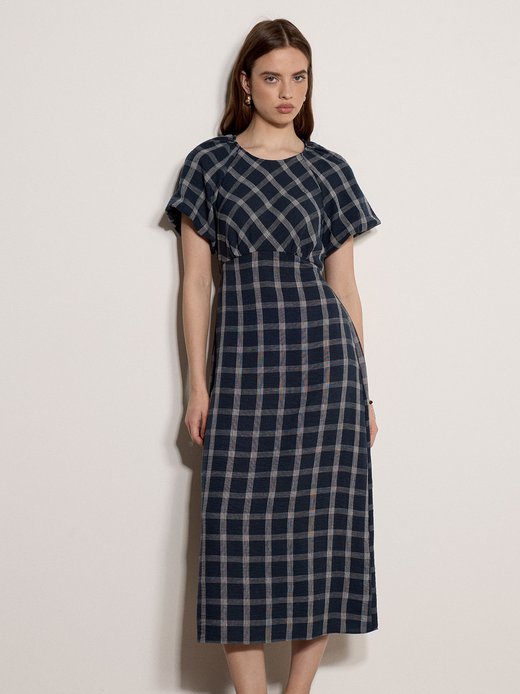 Damen Midikleid