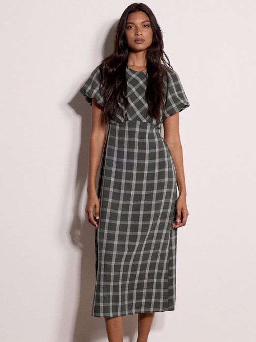 Damen Midikleid