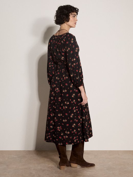 Damen Midikleid
