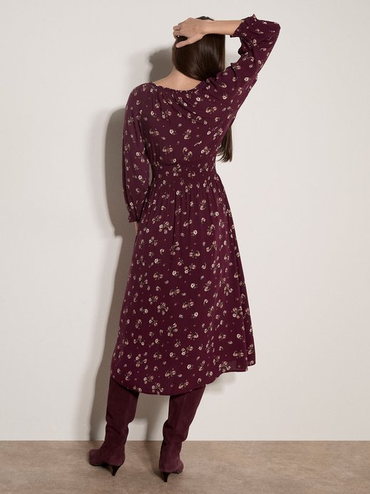 Damen Midikleid