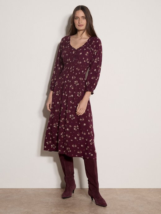 Damen Midikleid