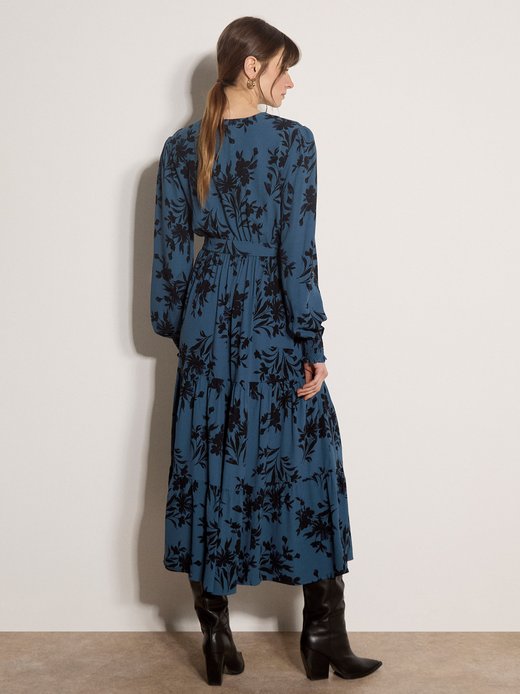 Damen Midikleid