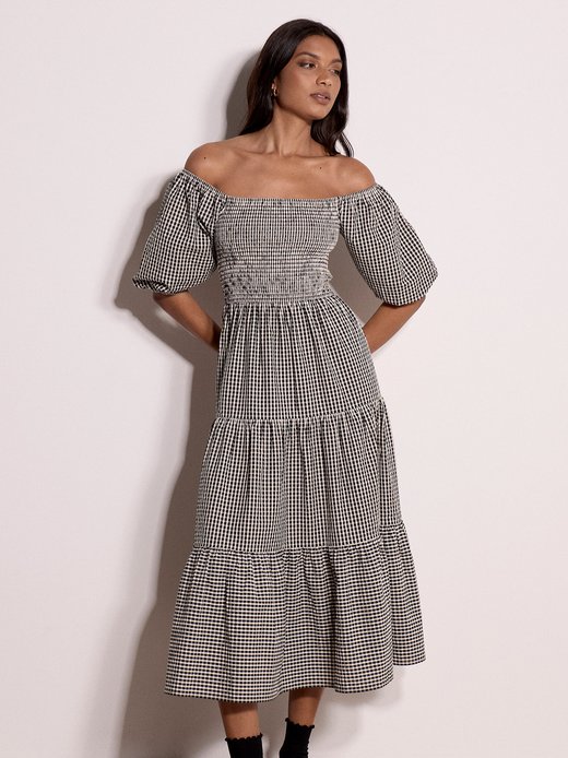 Damen Midikleid