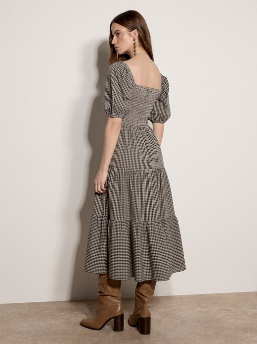 Damen Midikleid