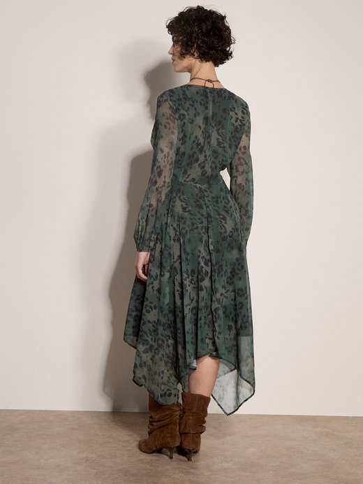Damen Midikleid