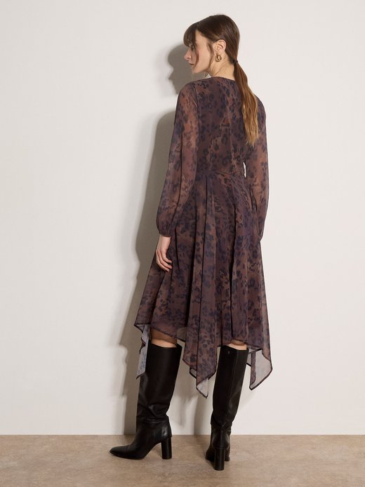 Damen Midikleid