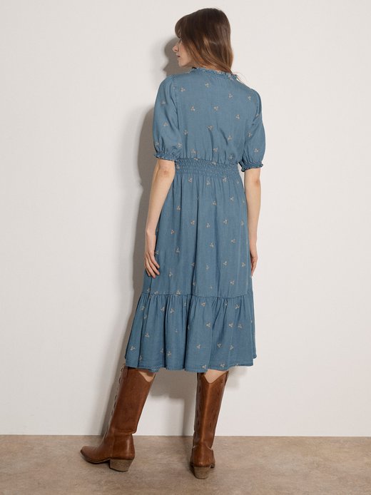 Damen Midikleid