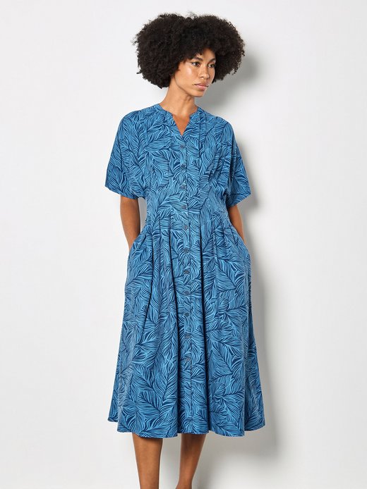 Damen Midikleid