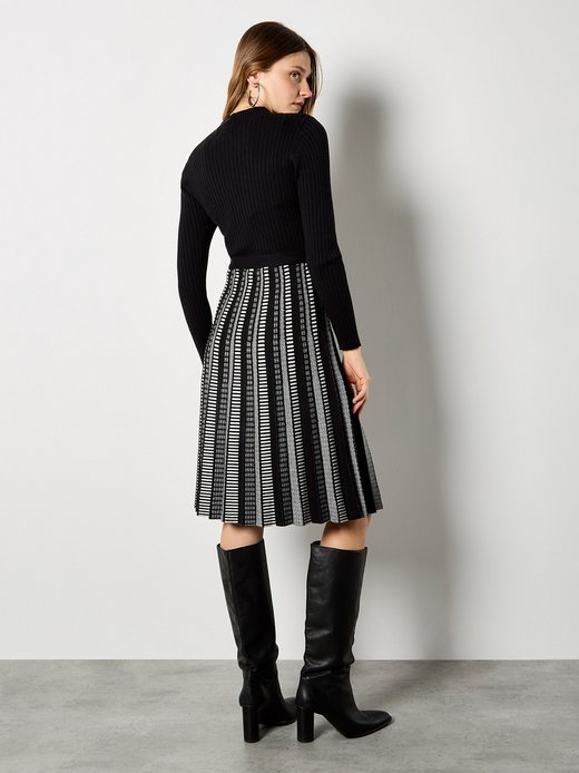 Damen Midikleid