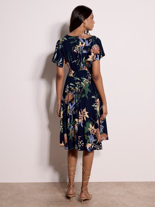 Damen Midikleid