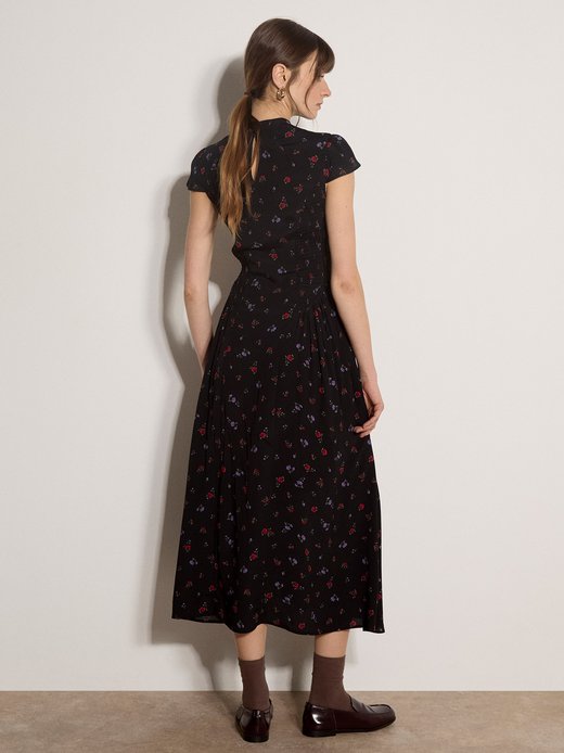 Damen Midikleid