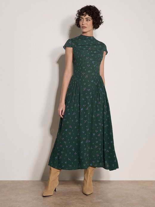 Damen Midikleid