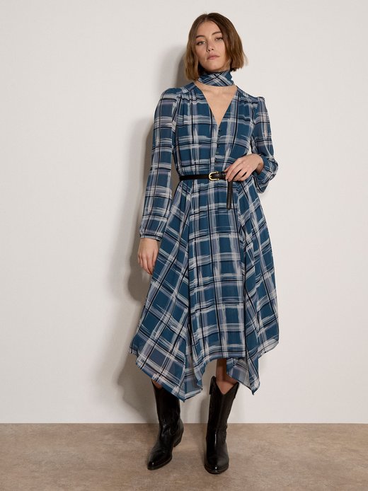 Damen Midikleid