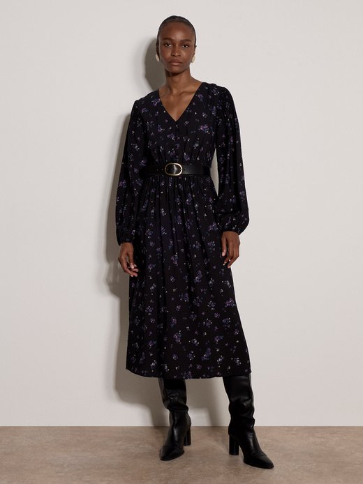 Damen Midikleid