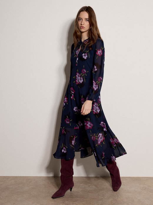 Damen Midikleid