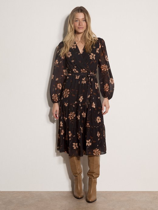 Damen Midikleid