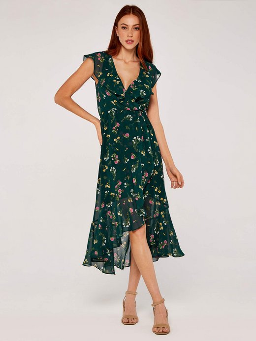 Damen Midikleid