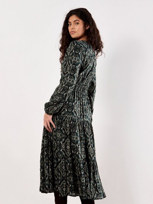 Damen Midikleid