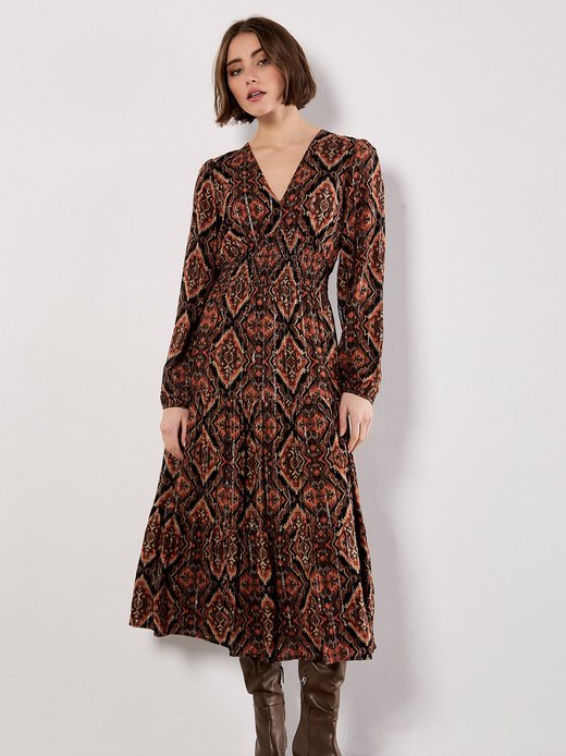 Damen Midikleid