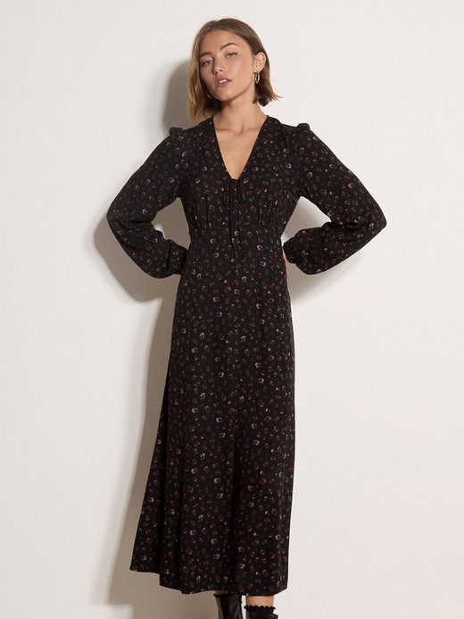 Damen Midikleid